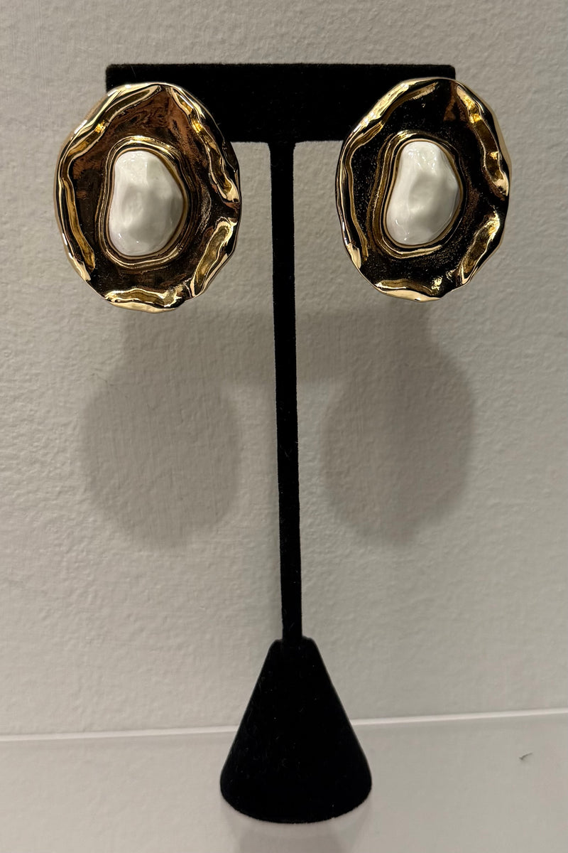 Aretes Golden Stone