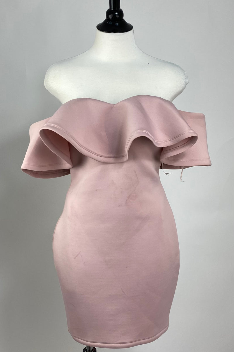 Vestido Rosa straple