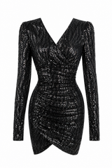 Vestido Ajustado  De Lentejuela