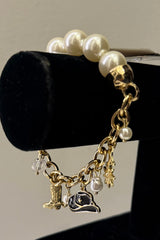 Pulsera Pearl Golden