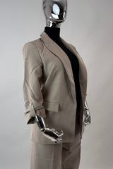 Set Blazer y Pantalon Sastre Beige