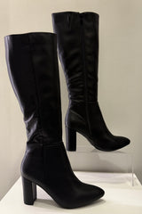 Botas Lisas Negro