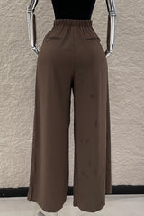 Pantalon Acampanado Cafe