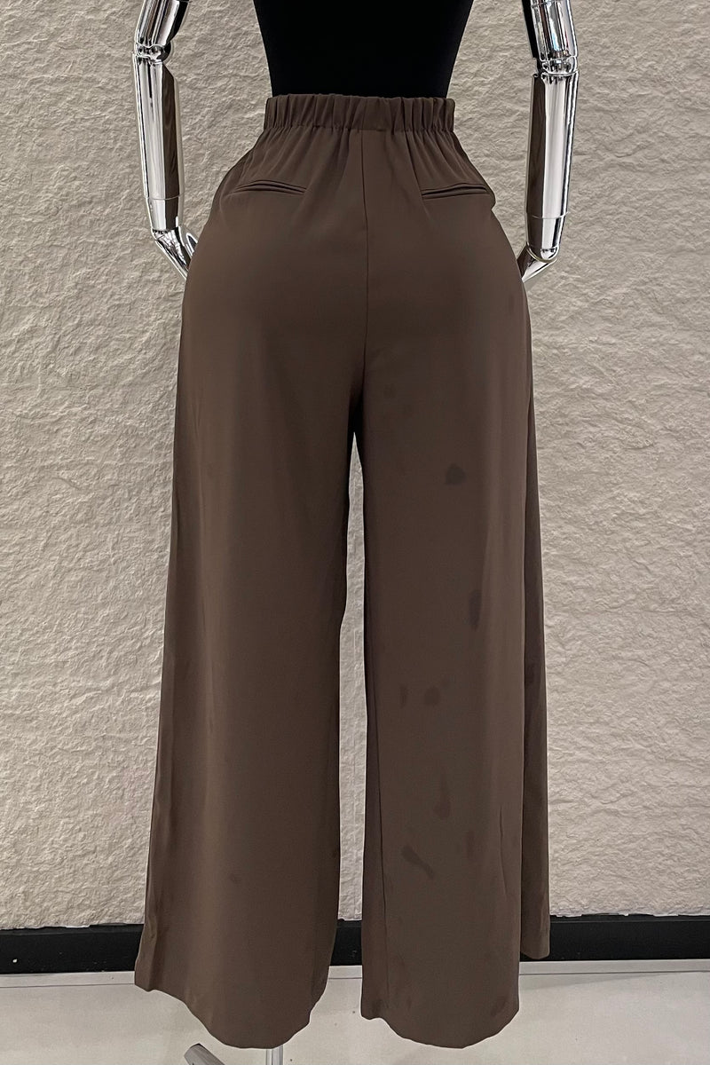 Pantalon Acampanado Cafe
