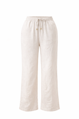 Pantalon Wide Leg Beige