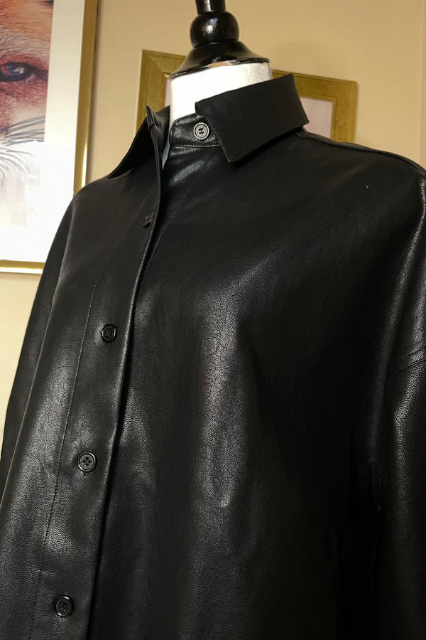 Jacket Vinipiel Negra