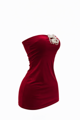 Vestido App de Perlas Velvet Ruby