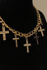 Collar Cruz Golden