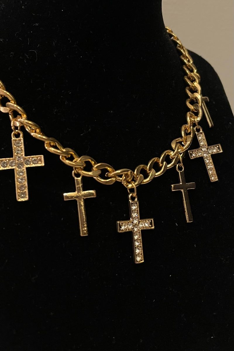 Collar Cruz Golden