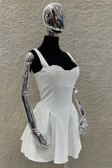 Vestido Corset Volado Blanco