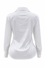 Camisa Satinada Blanca
