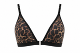 Bralette Liso Triangulo Animal Print