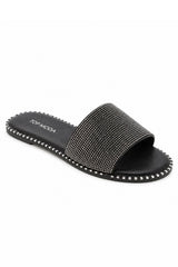 Sandalias de Pedreria Negro