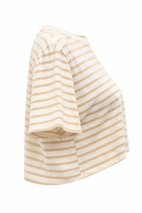 Top a Rayas Beige
