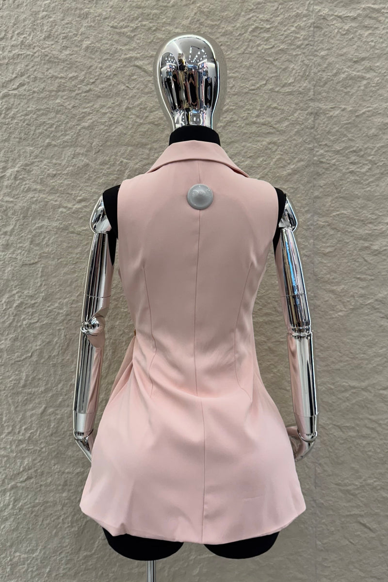 Jumper Chaleco Rosa