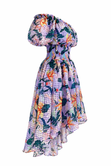 Vestido Asimétrico Floreado