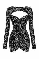 Midnigth Zebra Dress