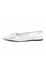 Flats Stiletto Dupe Valentino Blanco