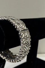 Pulsera Crossed Silver