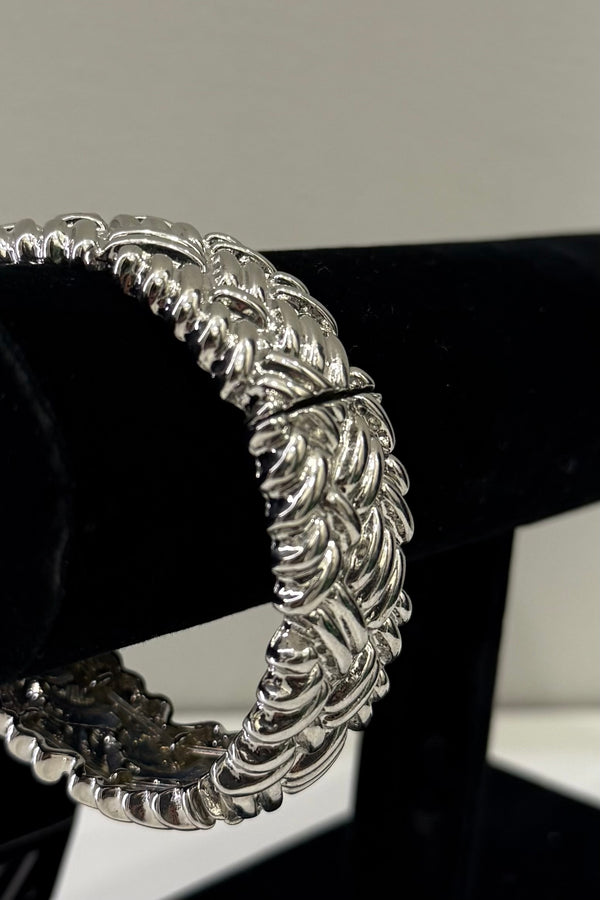 Pulsera Crossed Silver