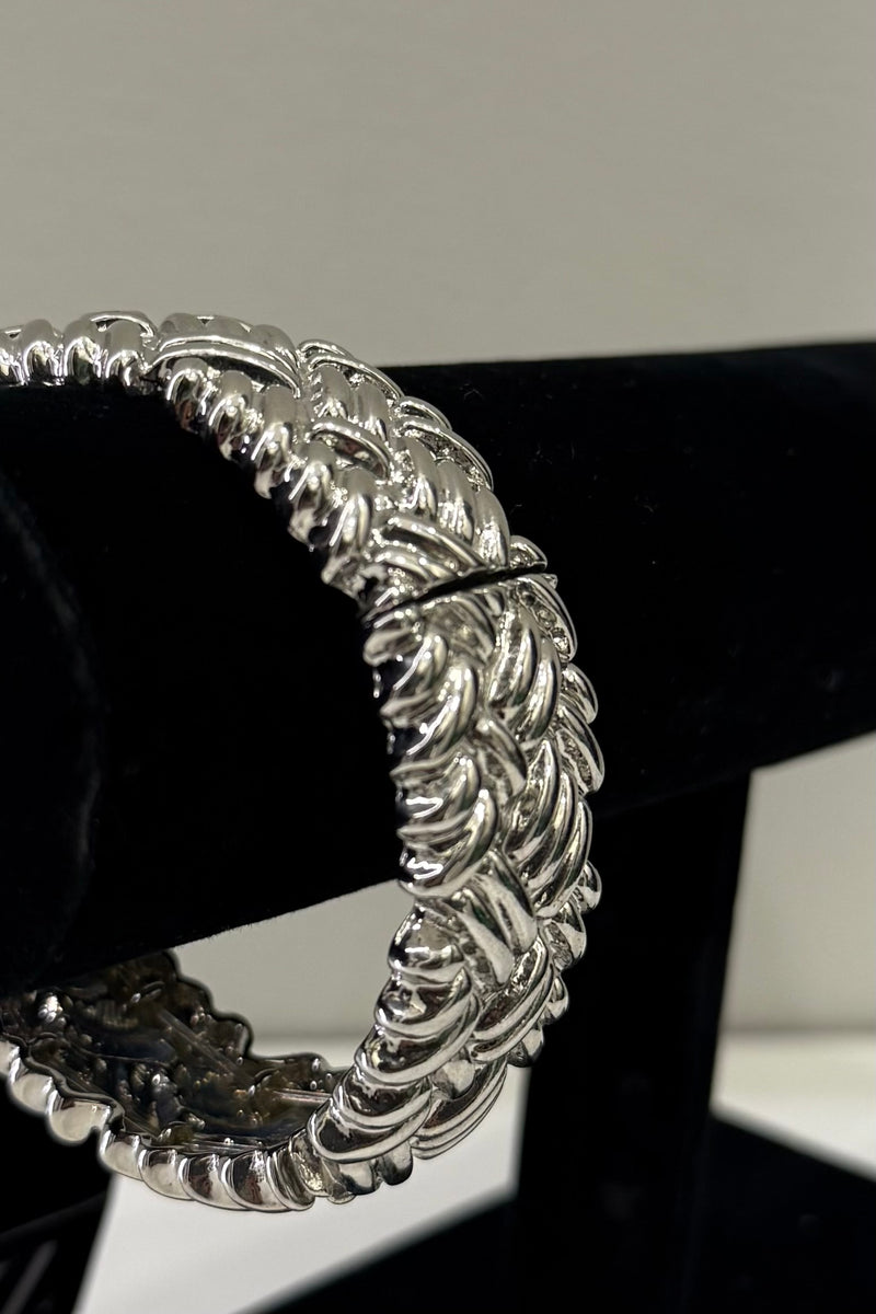 Pulsera Crossed Silver