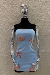 Vestido Sea Lentejuela Azul