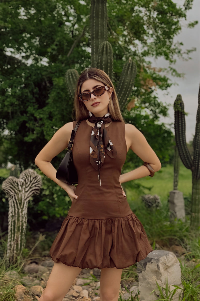 Vestido Bubble Cafe
