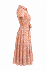 Vestido Peach Garden Midi