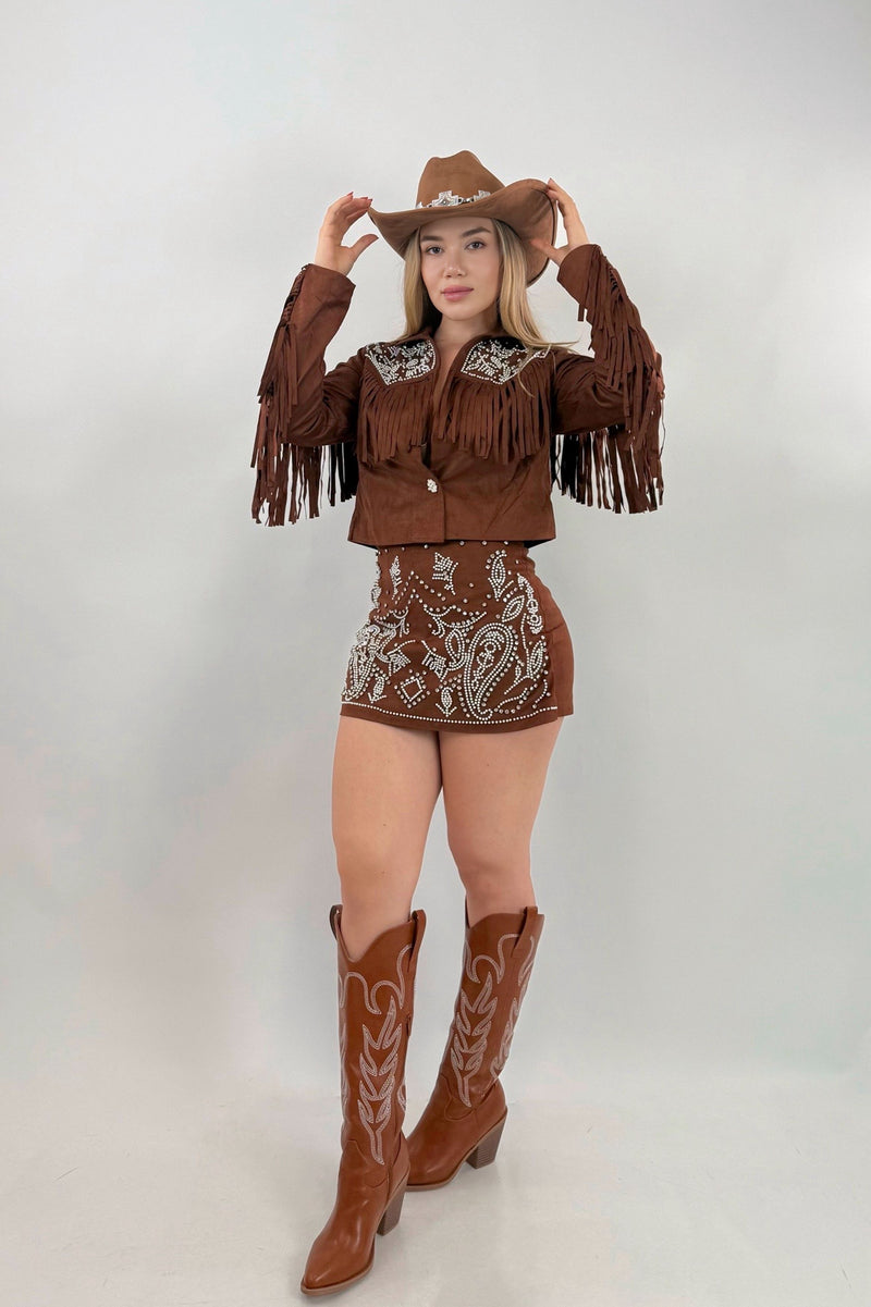 Jacket Cowboy Pedrería Cafe