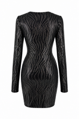 Vestido Ajustado  De Lentejuela