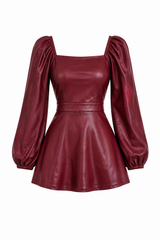 Vestido Merlot Tinto