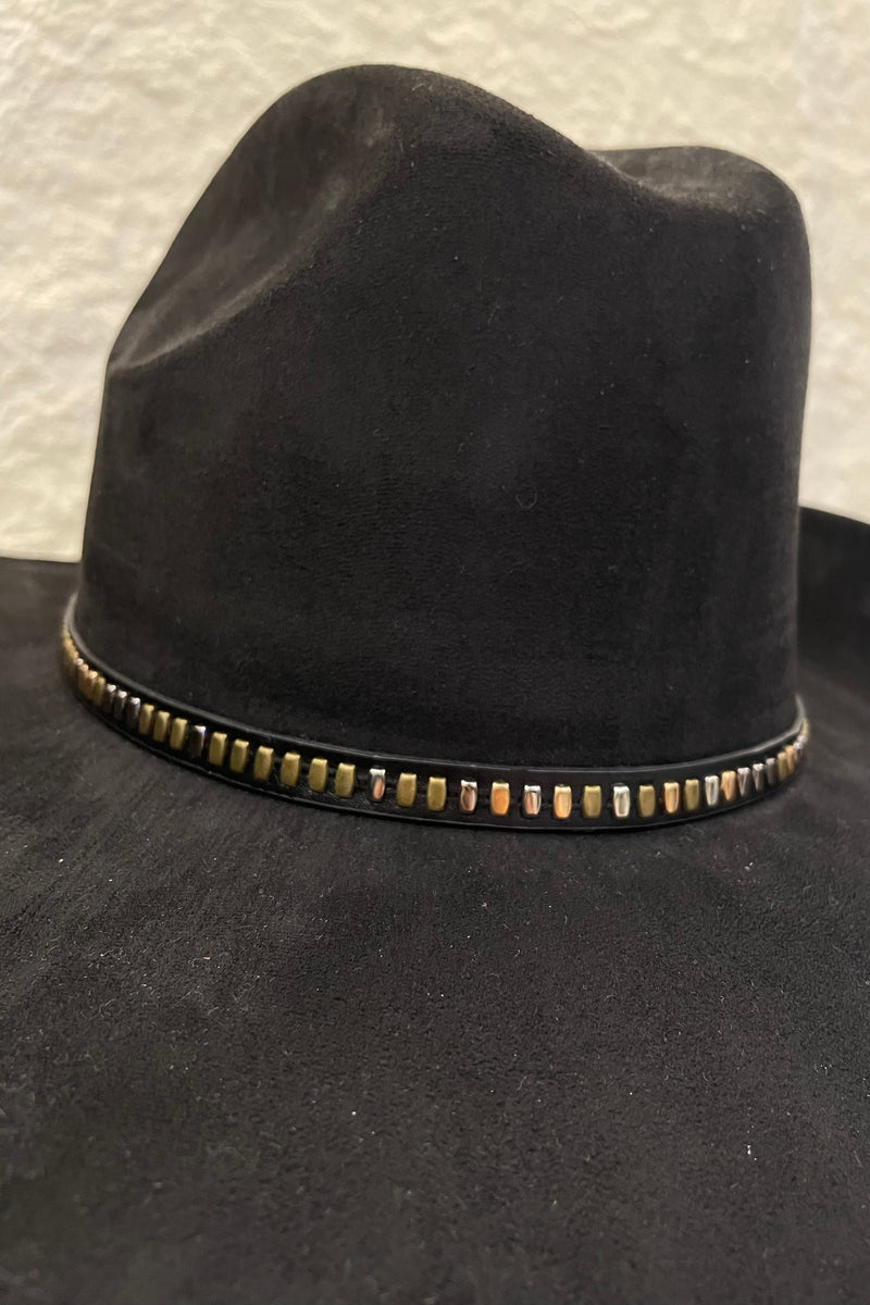 Sombrero Vaquero Tira Negra