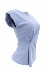 Blusa Ruched Azul
