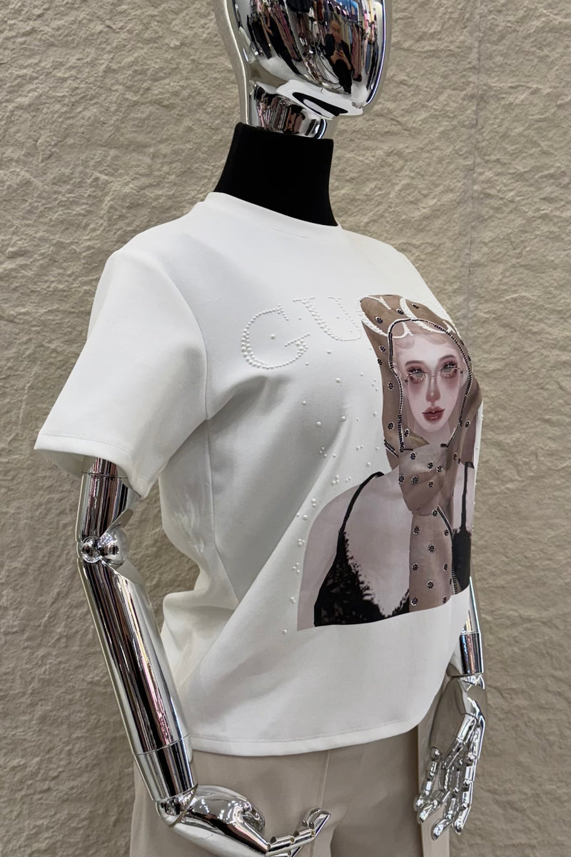 Blusa Dupe Gucci Estampado Mujer