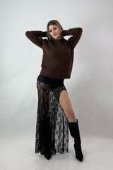 Sweater Tela Lana Cafe