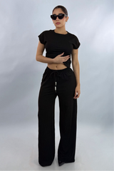 Set Top y Pantalon Negro