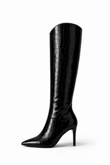 Bota Milan Negro Croco