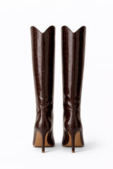 Bota Milan Chocolate Croco
