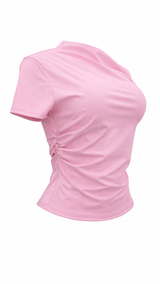 Blusa Ruched App Dorada Rosa