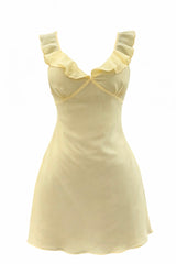 Vestido Suelto Mesh Amarillo