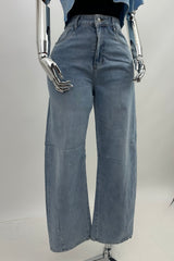 Pantalon Wide Leg Denim