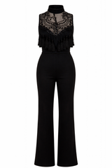 Romper Negro Con Lentejuela