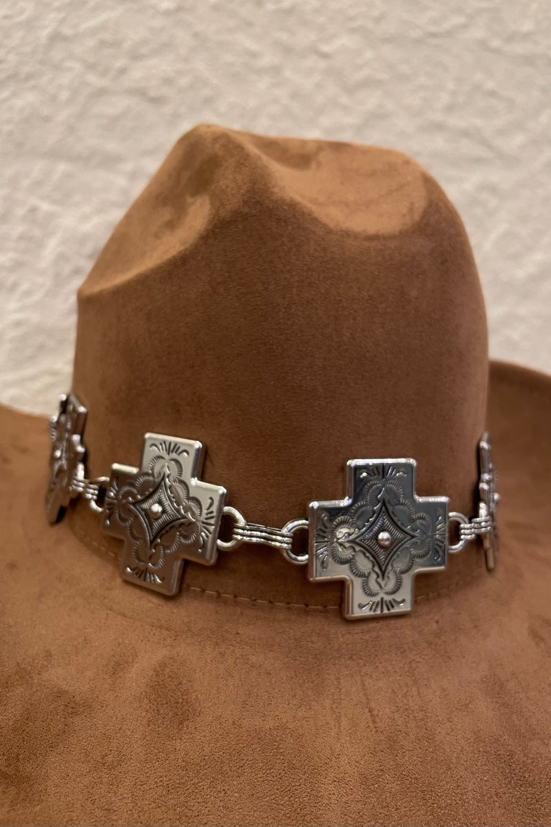 Sombrero Vaquero Hebilla Cruz