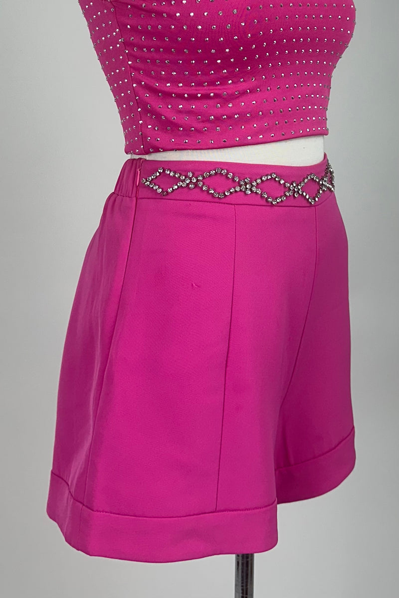 Short con Pedreria Rosa Barbie