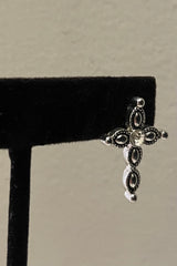 Aretes Cross Silver