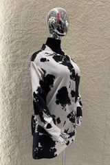 Camisa Manga Larga Cow Print