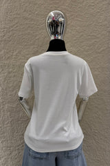 Blusa Dupe Chanel Blanca