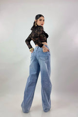 Pantalon Boyfriend Light Denim