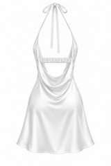 Vestido Off White Halter