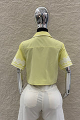 Camisa Bordada Amarilla